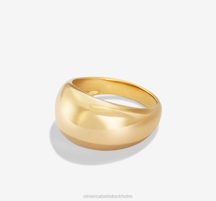 Tillbehör 2B04N438 guld kvinnor Oliver Cabell kupolring