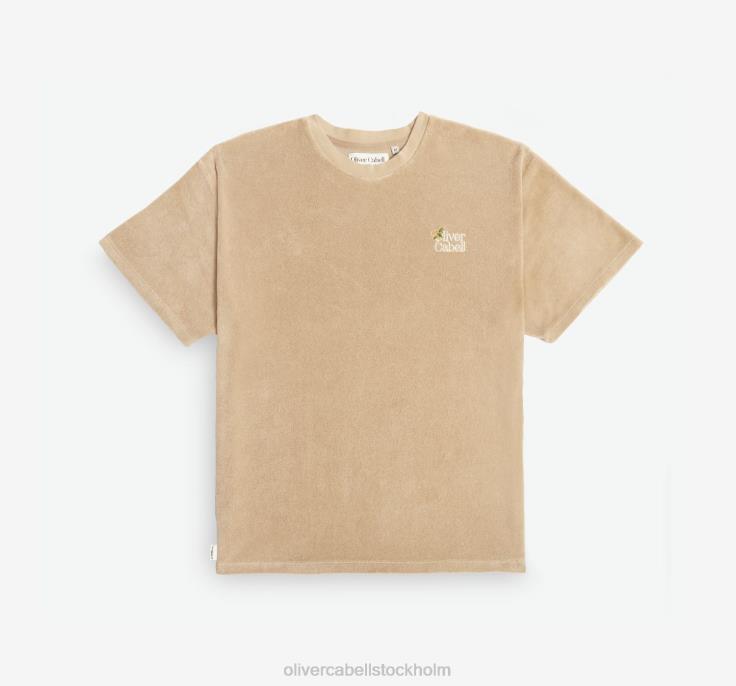 kläder 2B04N240 mojave män Oliver Cabell la capsule t-shirt i frotté