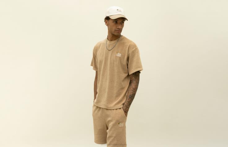 kläder 2B04N240 mojave män Oliver Cabell la capsule t-shirt i frotté