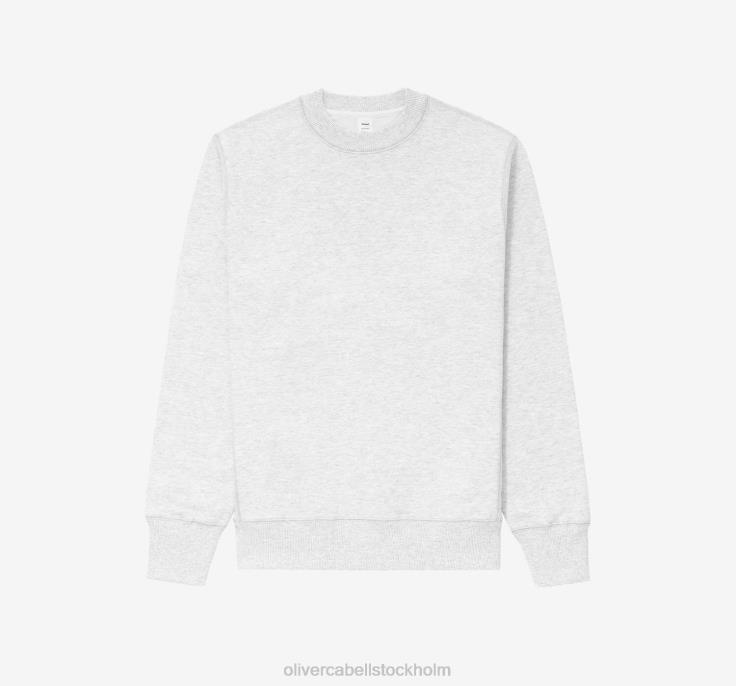 kläder 2B04N255 grå ljung män Oliver Cabell crewneck sweatshirt