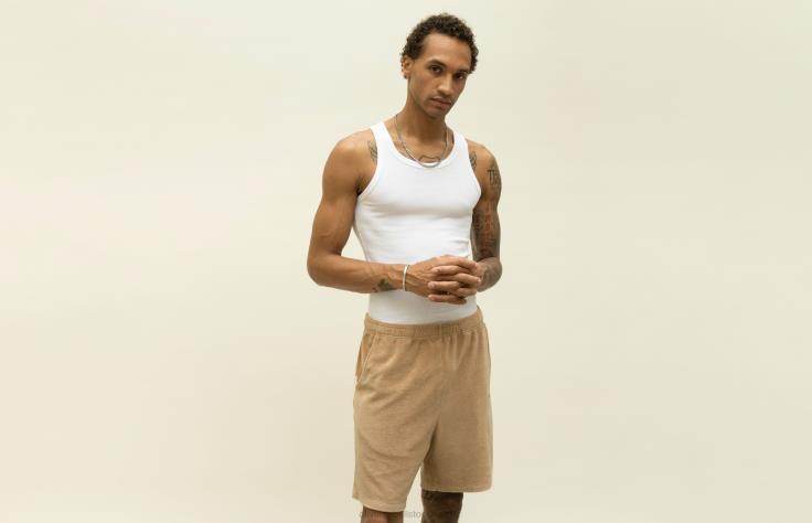 kläder 2B04N242 mojave män Oliver Cabell la capsule shorts i frotté