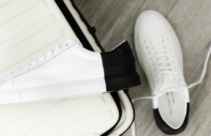 Skodon 2B04N39 svart vit män Uncrate x Oliver Cabell låg topp jet profil final